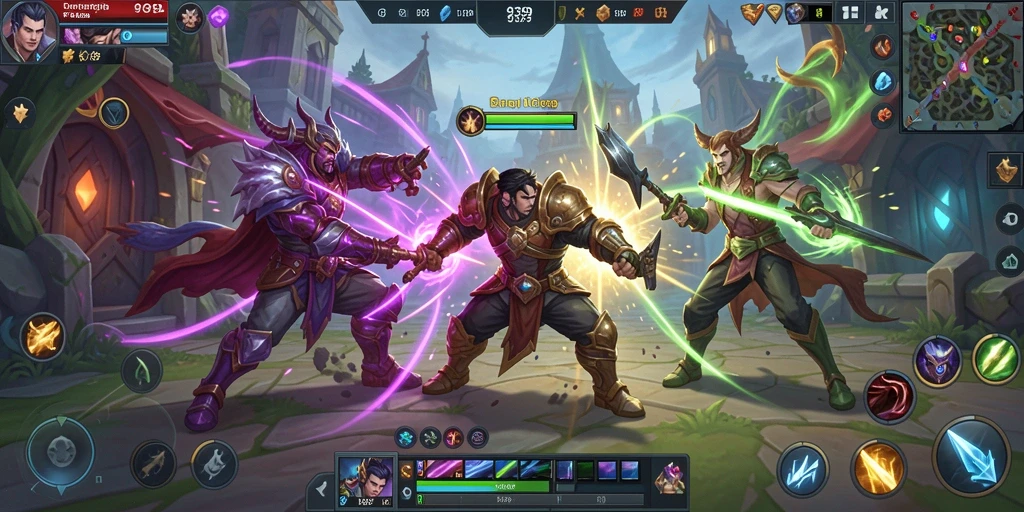 Gameplay seru dalam pertempuran MOBA penuh aksi
