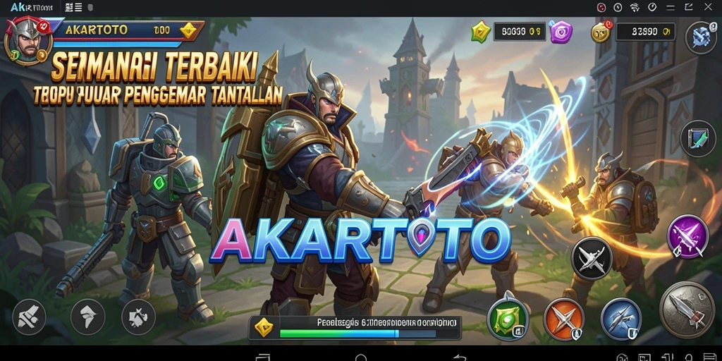 Screenshot gameplay AKARTOTO memperlihatkan strategi mendebarkan dalam aksi.