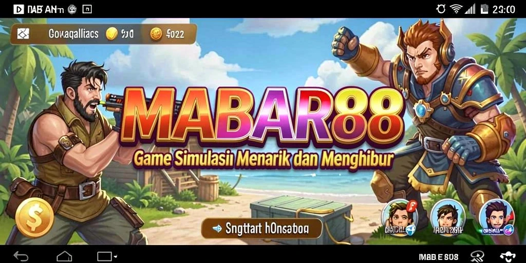 Tampilan gameplay MABAR88 yang menarik dan interaktif.