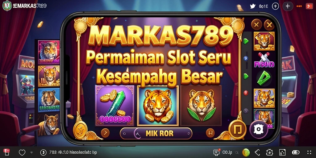 Gameplay seru dari MARKAS789 yang menawarkan keseruan bermain Slot.