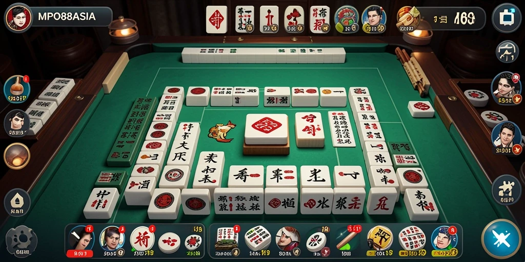 Screenshot MPO88ASIA menampilkan pengalaman bermain Mahjong yang menantang dan menyenangkan.