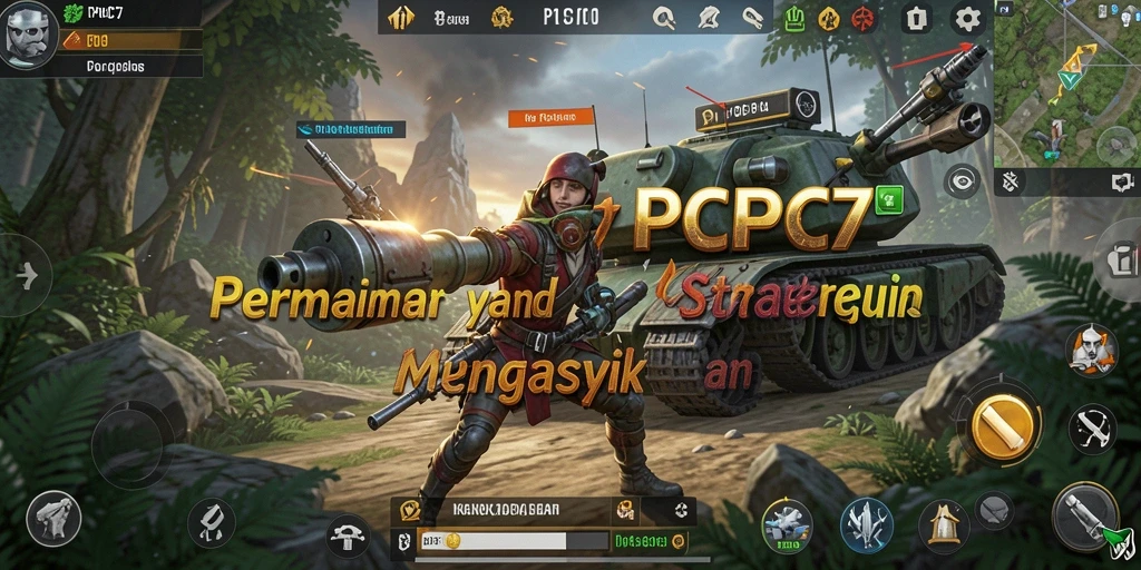 Tampilan gameplay <strong>PCPC7</strong> yang menarik dan strategi yang menantang.