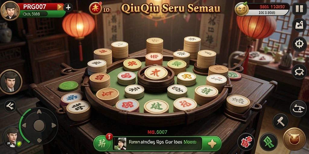 Tampilan menarik gameplay QiuQiu di PRG007.