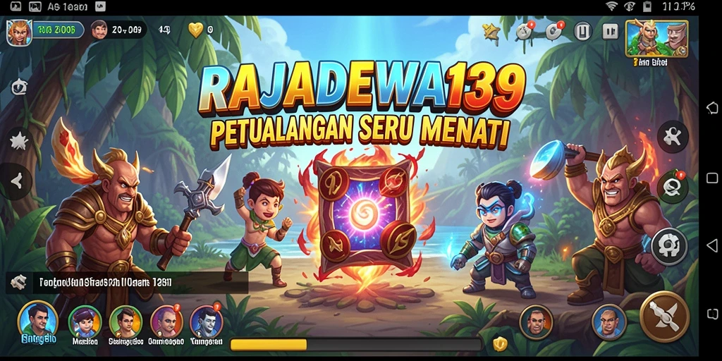 Screenshot gameplay RAJADEWA138 menunjukkan aksi petualangan mendebarkan.