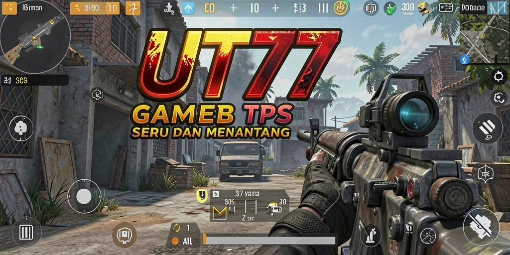 Tampilan gameplay TPS yang mendebarkan di UT77.
