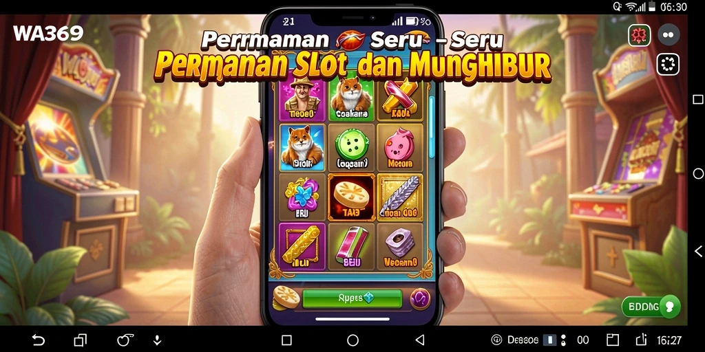 Tampilan gameplay seru dari WA369 dengan berbagai tema slot menarik.